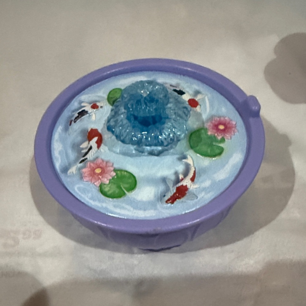 Barbie Koi Fish pond fountain
